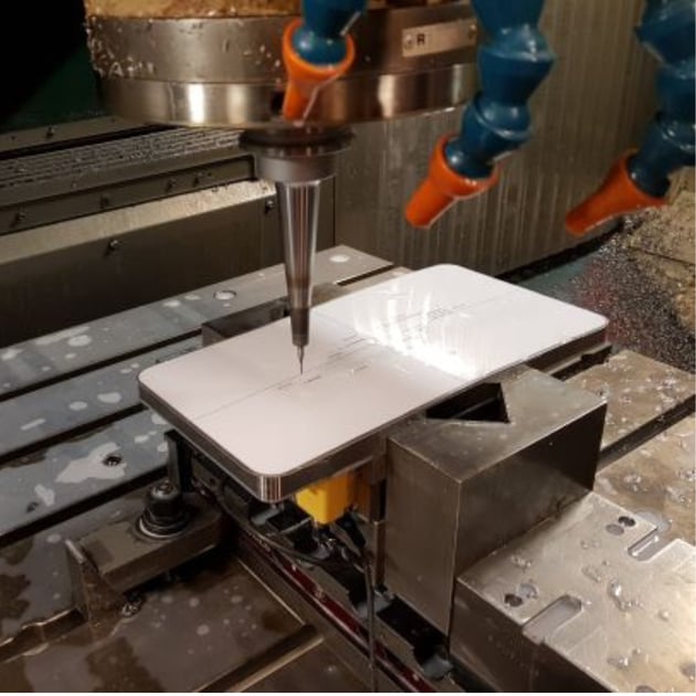 This high-precision drilling machine has enabled the researchers to obtain measurements that allow high confidence in the ground truth of the depth of the machined holes on the steel plate specimen.