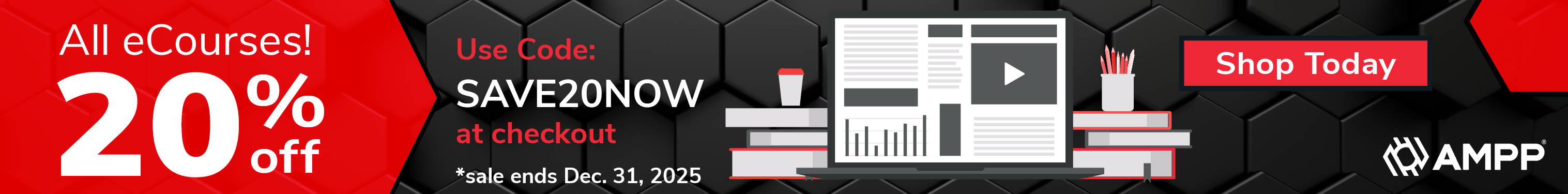 AMPP education year-end eCourse sale