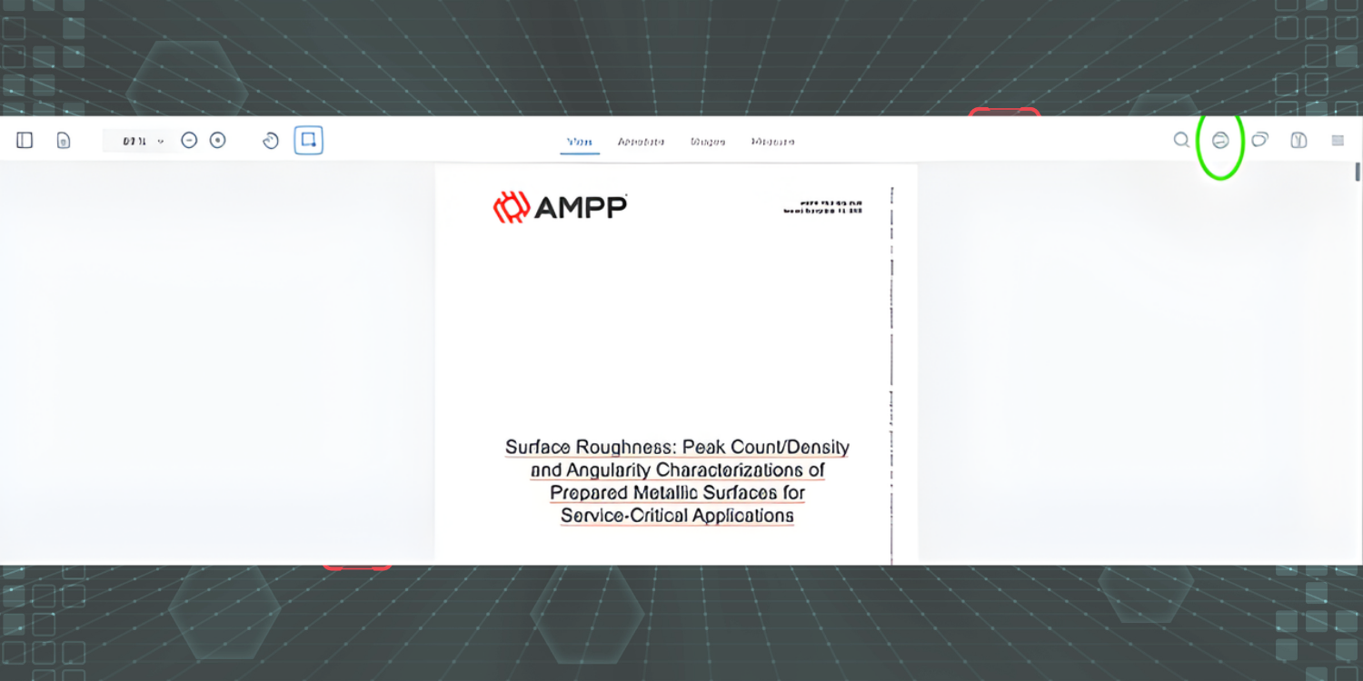 AMPP standard download printer icon instructions