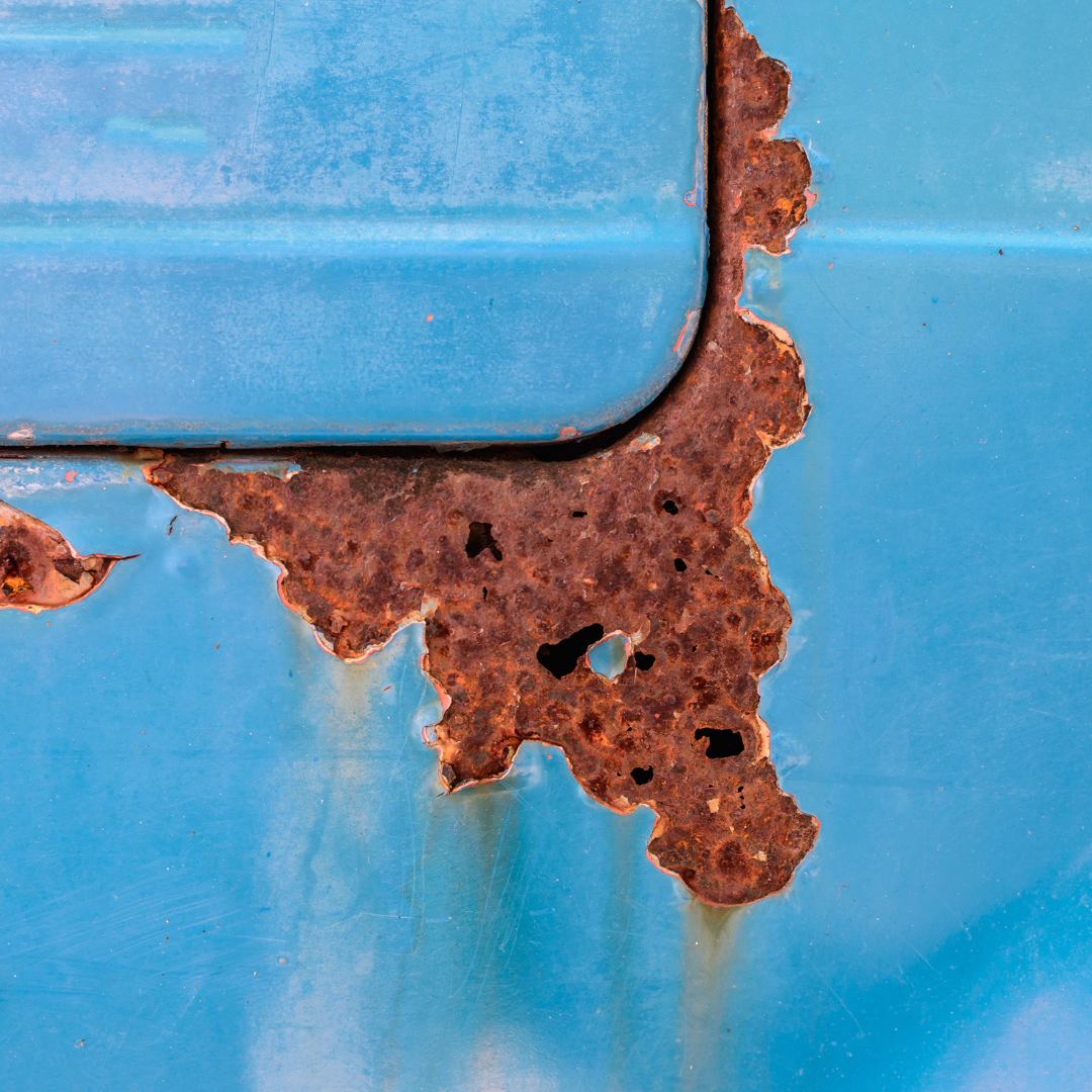 Rusting Chemical Weathering Examples